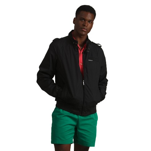 Members Only Men's Original Iconic Racer Jacket - Large, Black : Target