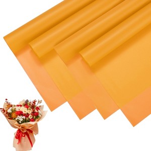 Unique Bargains Waterproof Floral DIY Vibrant Colors Flower Wrapping Paper 1 Pc - 1 of 4