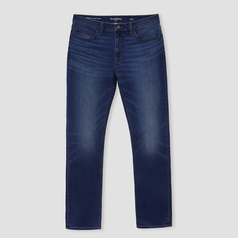 Men's Big & Tall Athletic Fit Jeans - Goodfellow & Co™ Medium Wash ...