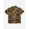 Jersey Shore GTL Short Sleeve Leopard Print Button-Down Shirt - image 2 of 3