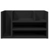 Aghana Digitals 6-Compartment Black Wood Composite Desk Organizer, 44.5x24x25cm - Space-Saving - 4 of 4