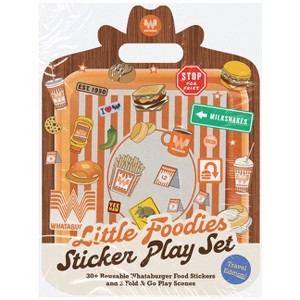 Little Foodies Reusable Sticker Play Set - (Whataburger) by  Blue Star Press (Hardcover) - 1 of 1