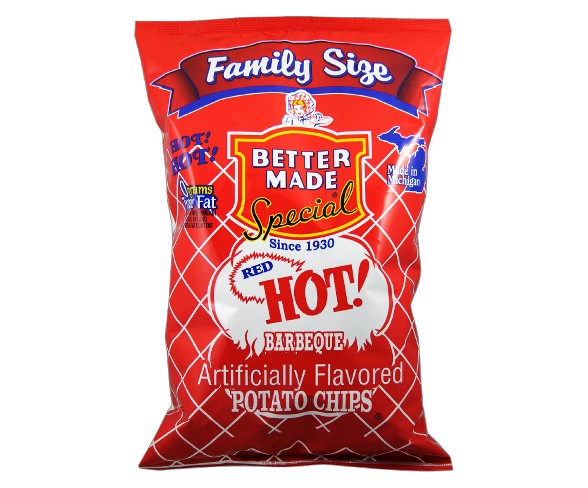 Better Made Special Red Hot Barbeque Potato Chips - 9.5oz