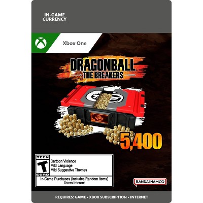 Dragon Ball: Currency The Game Virtual - (digital) 5,400 Target - : Xbox Breakers