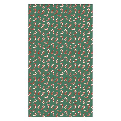 Lathe & Quill Candy Canes Green - Tablecloth Society6