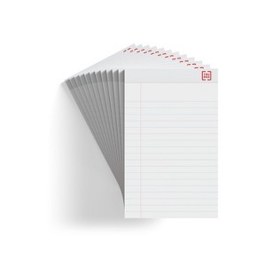 Sustainable Earth Notepads 5" x 8" Wide White 50 Sheets/Pad 12 Pads/PK (19938) 886428 - 1 of 4