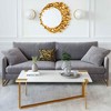 TOV Furniture Butterfly Round Wall Mirror in Gold - 2 of 4