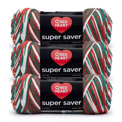 Red Heart Super Saver Yarn 24 Pack-Mistletoe