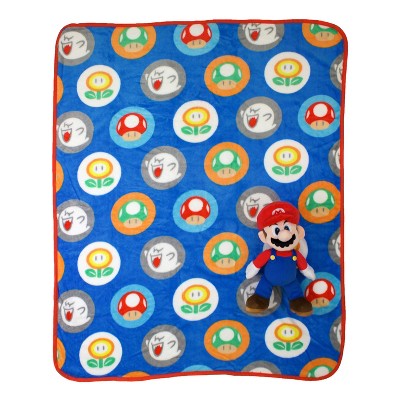 Mario Throw and Pillow