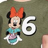 Girls' - Disney - Minnie Birthday 6 Short Sleeve Graphic T-Shirt - 2 of 4