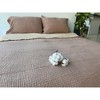 Sussexhome Muslin Blanket 4 Layers, Soft Bedspread, 100% Cotton Muslin Bed Cover, Reversible Coverlet, Green, 91x95 inches, Queen Size - 2 of 4