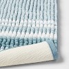 20x34 Fine Chenille Memory Foam Bath Rug Aqua - Threshold™