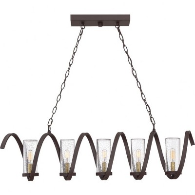 Western Bronze 40" Steel Sputnik Island Pendant Light
