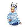 Disguise Infant Girls' Bluey Jumpsuit Classic Costume - Size 12-18 Months - Blue - 3 of 4