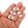 Unique Bargains Metal Bulk Elegant DIY Crafts Jewelry Making Word Pendant 30 Pcs - 4 of 4