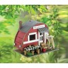 Zingz Home Red Trailer Birdhouse 8.25x6.12x6.75” - 3 of 4