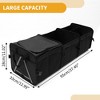 Unique Bargains Universal Car Trunk Organizer Car Storage Organizer with Detachable Cover Foldable Black 1 Pc - 4 of 4