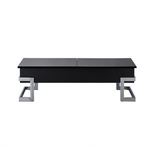 Royal Hampton Coffee Table With Lift Top Storage Space, Black - 1 of 1