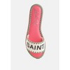 Beaded Saint Tropez Flat Slip Ons Women - 4 of 4