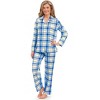 Collections Etc Feminine Plaid Pj Set - 2 of 4