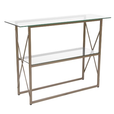gold console table target
