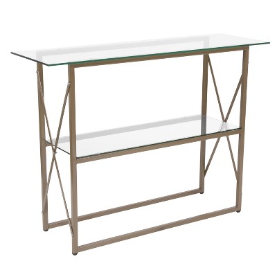 glass console table target