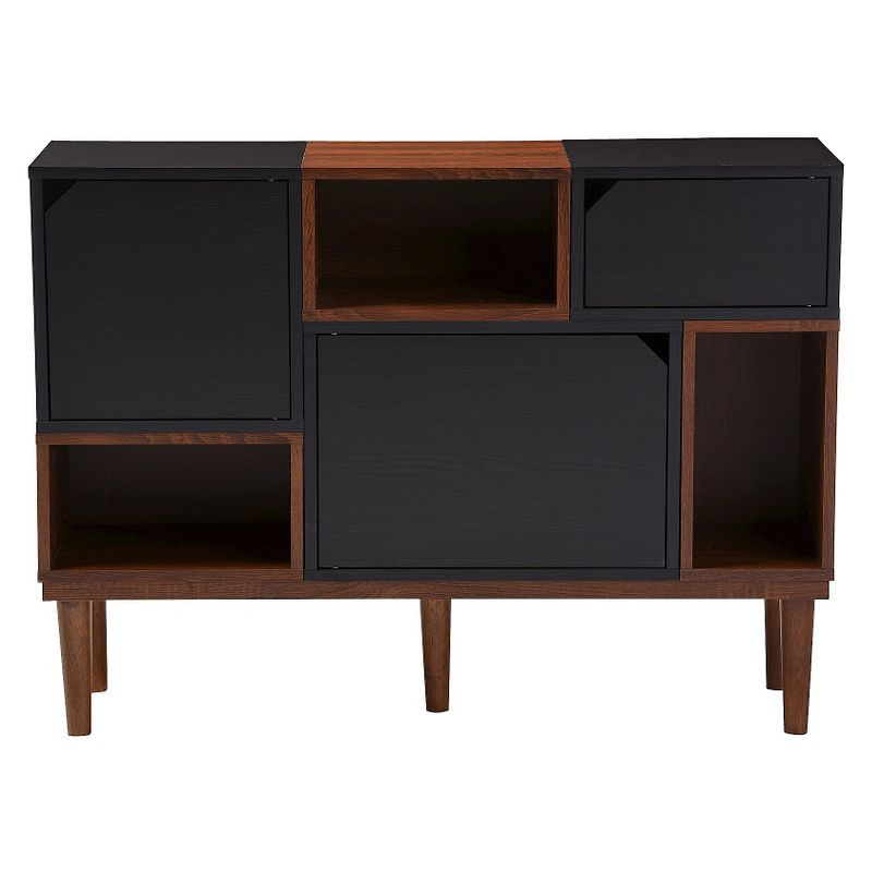 Anderson Mid-century Retro Modern Wood Sideboard Storage Cabinet - Oak/Espresso - Baxton Studio, 3 of 7