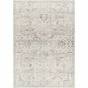 Hauteloom Marlene Damask Off White & Blue Area Rug - 2 of 4