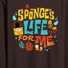 Men's - Spongebob Squarepants - Spongebob: The Search For Squarepants Sponges Life For Me Long Sleeve Graphic T-Shirt - 2 of 4