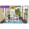 FDW Outdoor Rocking Chair Patio Rocking Chair Porch Rocking With High Back for Porch Garden - 4 of 4