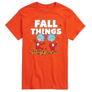 Men's - Dr. Seuss - Fall Things Short Sleeve Graphic T-Shirt - 1 of 4