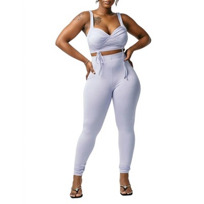 Women's Sleeveless Pant Set - Hot & Delicious
