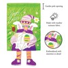 Magnolia Garden Happy Easter Bunny Ears Gnome 13 x 24 Inch Polyester Crazy Legs Garden Flag - 2 of 2