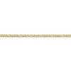 Black Bow Jewelry 2.2mm, 10k Yellow Gold, Solid Concave Figaro Chain Bracelet - 2 of 4
