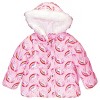 Carter's Little Girls' 2-Piece Unicorn Rainbow Snowsuit Set, Pink, 4 - 2 of 3