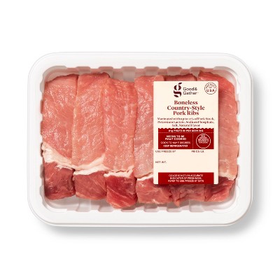 Boneless Country-Style Pork Ribs - 24oz - Good & Gather™
