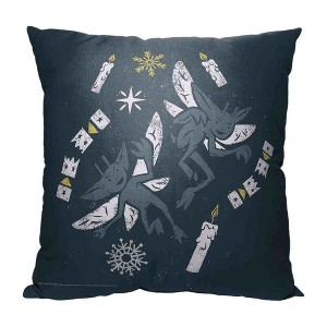 Warner Bros. Harry Potter Feastive Freaky Fairies Throw Pillow 18x18 Inches - 1 of 2
