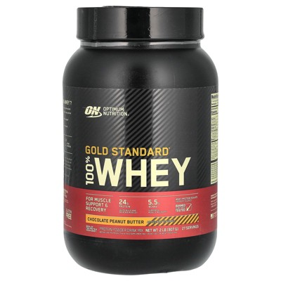 Optimum Nutrition Gold Standard® 100% Whey, Chocolate Peanut Butter, 2 lb (907 g)