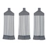 Sawyer Mill Blue Ticking Stripe Button Loop Tea Towel Set of 3  VHC Brands - 2 of 4