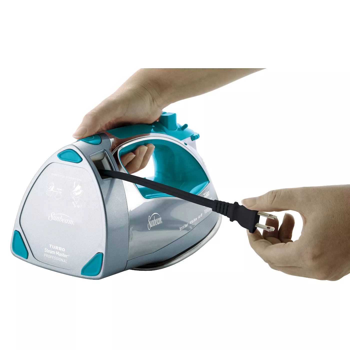 Sunbeam Steamaster Iron With Retractable Cord - Teal - image 4 of 10