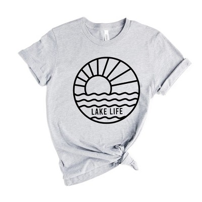 Simply Sage Market Women's Lake Life Circle Short Sleeve Graphic Tee