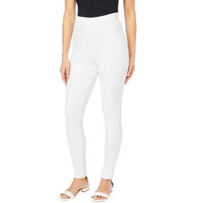 Roaman's Women's Plus Size Side Pocket Essential Legging