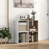 Tangkula 4PCS Stackable Storage Cube Free-standing Storage Organizer Bookcase for Bedroom - 4 of 4