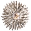 Crystorama Lighting Broche 1 - Light Flush Mount in  Antique Silver - 4 of 4