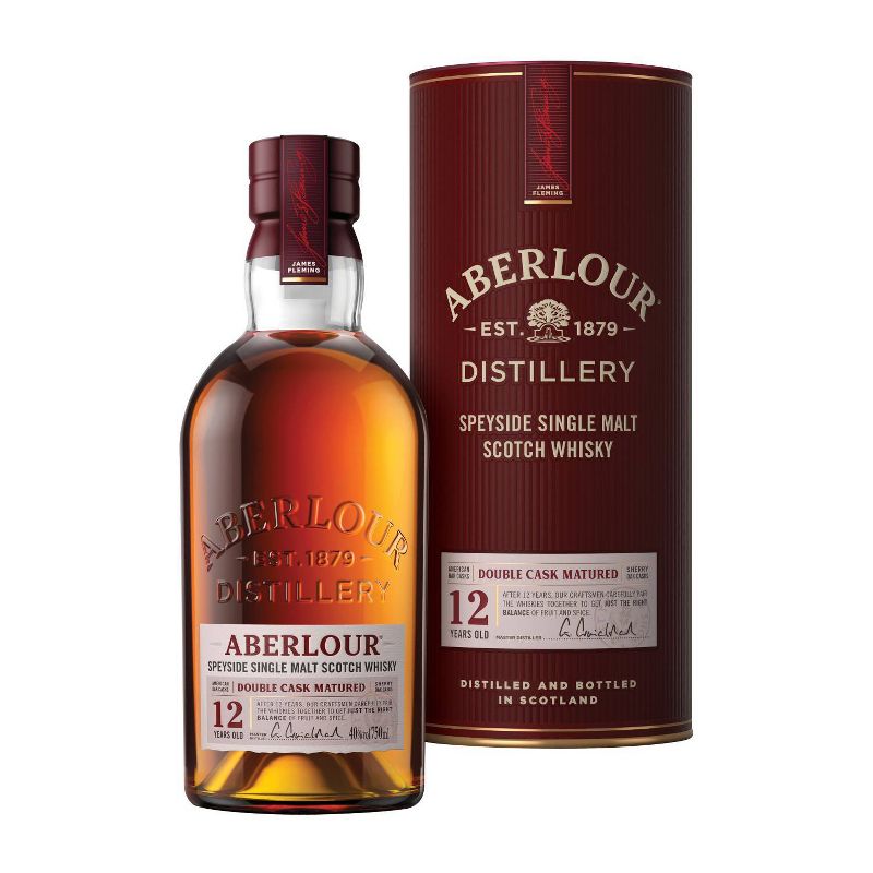 Aberlour 12yr Highland Single Malt Scotch Whisky - 750ml Bottle, 4 of 10
