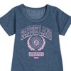 - Barbie - Barbie Land Athletics Graphic Short Sleeve Fleece Dress - 2 of 4