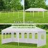 FDW Party Tent Portable Outdoor Canopy Tent Sturdy  Easy Assembly Outdoor Tents for  Wedding Partfor Camping Shelter BBQ Cater Events Beach - 3 of 4