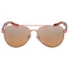Tory Burch TY 6070 32738Z Womens Aviator Sunglasses Shiny Rose Gold 57mm - 2 of 3