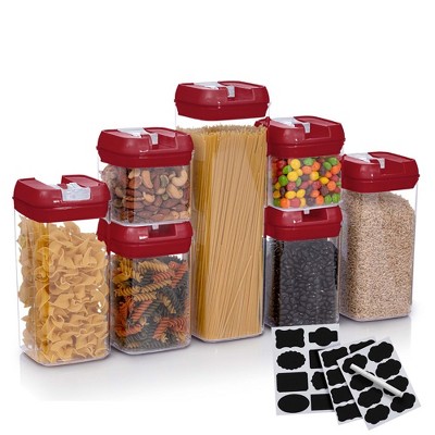 Cheer Collection Airtight Food Storage Containers, Set of 7