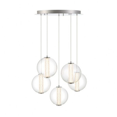 Eurofase Lighting Atomo 5 - Light Pendant in  Chrome